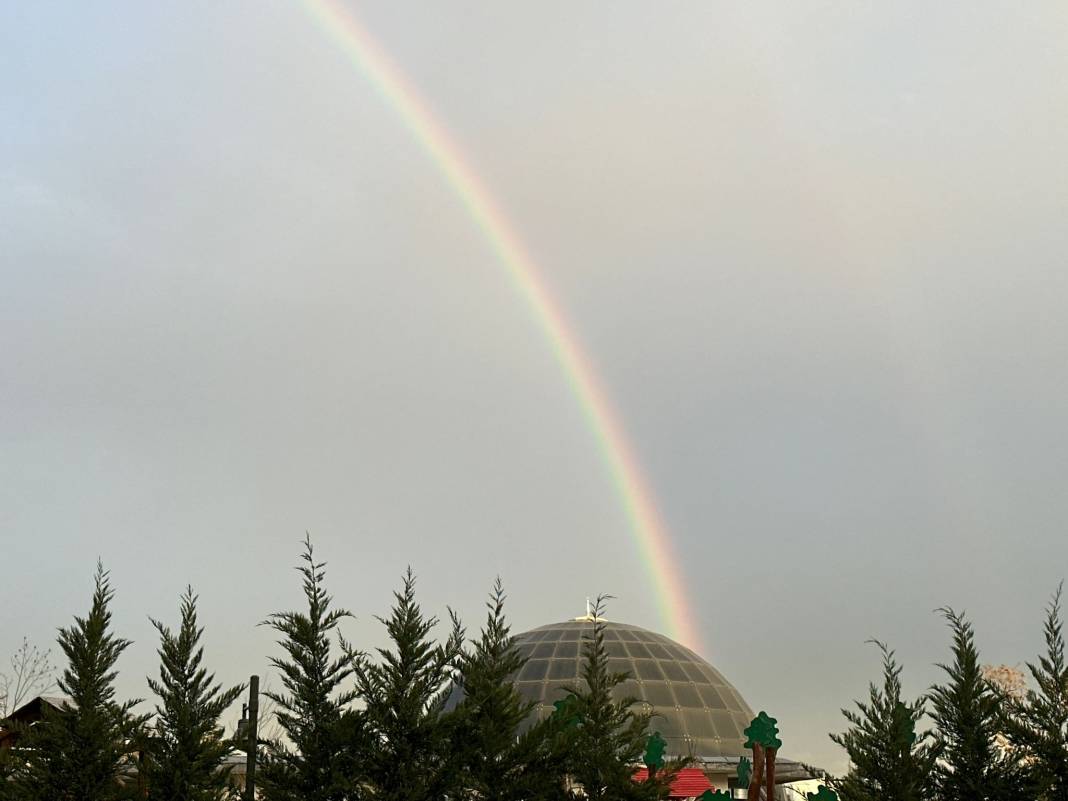 Konya’yı gökkuşağı sardı 5